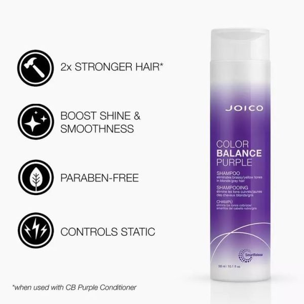 Joico Color Balance Purple Shampoo 300ml：圖片 2